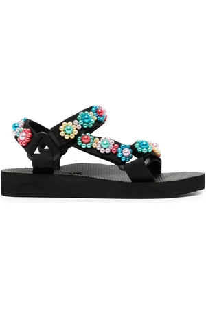 Arizona Love Trekky sandalen verfraaid met parels