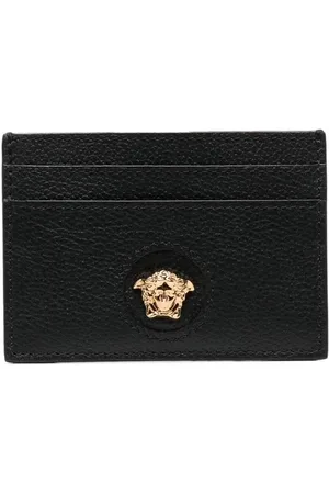VERSACE La Medusa leren pasjeshouder