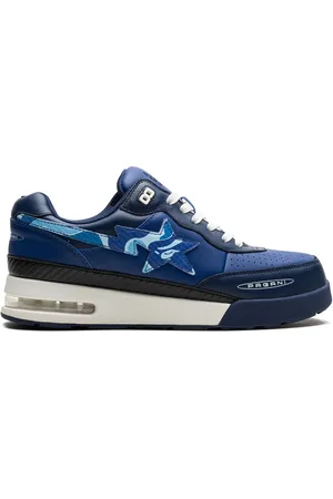 A Bathing Ape X Pagani Roadsta "Navy ABC Camo" sneakers