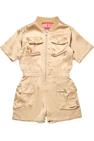 Diesel Playsuit met satijnen weving