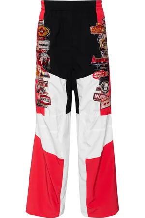 DOUBLET Trainingsbroek met vlakken