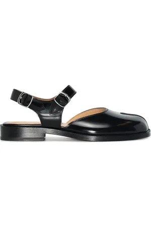 Maison Margiela Tabi leren sandalen