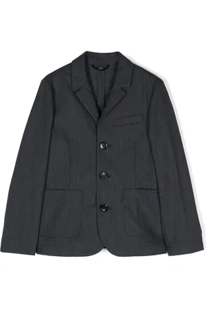 Emporio Armani Blazer met logoplakkaat