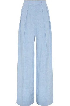 Brunello Cucinelli Broek met wijde pijpen