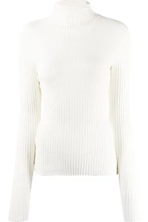 ANDREADAMO Ribgebreide hoodie