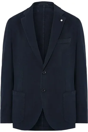 LUIGI BIANCHI MANTOVA Blazer met enkele rij knopen