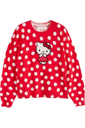 Chinti & Parker Hello Kitty trui met stippen