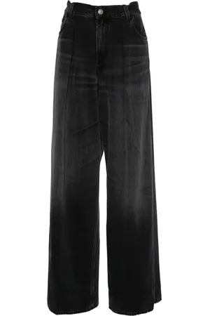 haikure Candy high waist jeans met wijde pijpen