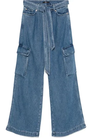 7 for all Mankind Cargo Palazzo Dream On jeans