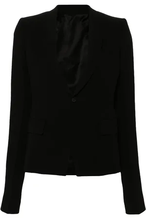 Rick Owens Blazer met enkele rij knopen
