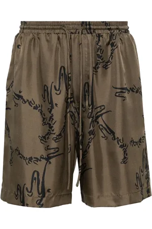 Nanushka Shorts met abstracte print