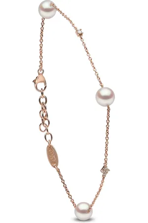 Yoko London 18kt roségouden oorbellen