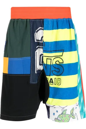 AMEN Trainingsshorts met patchwork