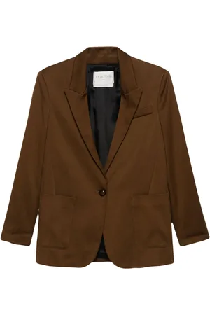 FORTE FORTE Blazer met enkele rij knopen