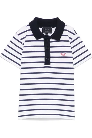 FAY Gestreept poloshirt
