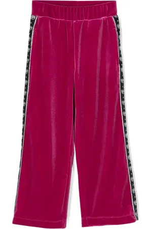 Chiara Ferragni Fluwelen broek met Eyelike