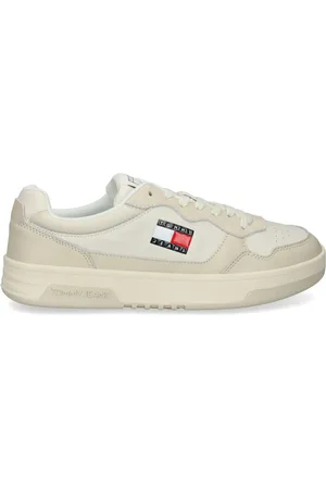 Tommy Hilfiger Tweekleurige leren sneakers