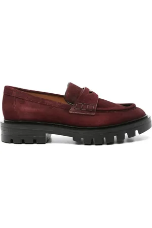 santoni Suède loafers
