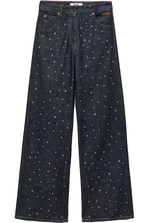 Msgm Jeans verfraaid met stras