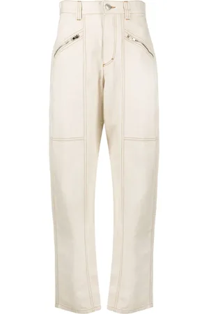 Isabel Marant Fanny straight cargo broek