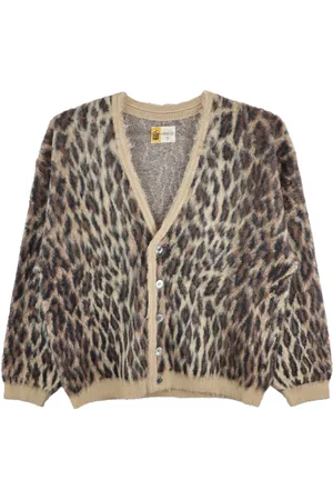 SAINT MXXXXXX Vest met luipaardprint