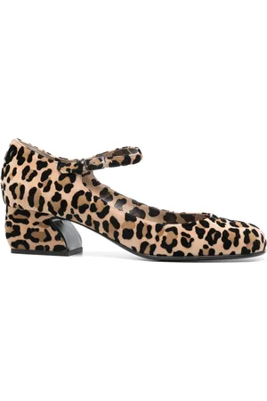 Sergio Rossi 45 mm pumps met luipaardprint