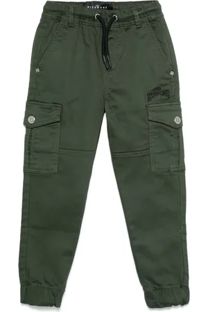 John Richmond Broek met geborduurd logo