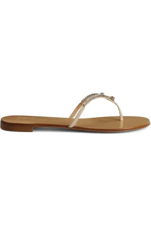 Giuseppe Zanotti Gentille leren teenslippers