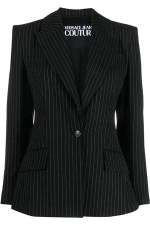 VERSACE Colbert met krijtstreep