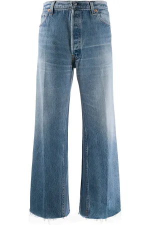 RE/DONE Cropped straight jeans