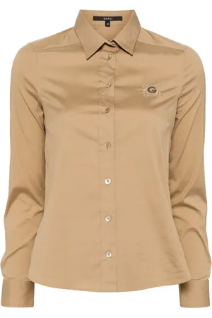Gucci Overhemd met geborduurd logo