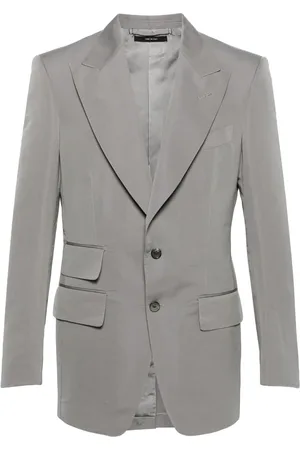 Tom Ford Blazer met enkele rij knopen en puntige revers