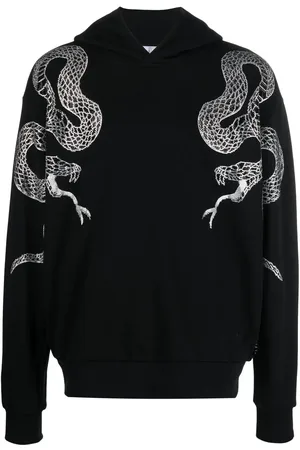 Philipp Plein Hoodie met slangenprint