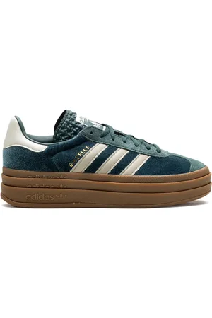 adidas Gazelle Bold WMNS "Mineral Green Velvet" sneakers