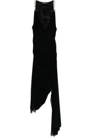 DAVID KOMA Gedrapeerde maxi