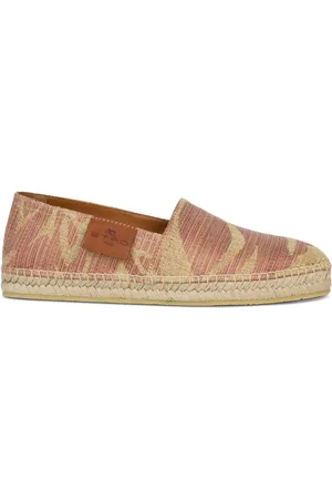 Etro Linnen espadrilles met paisley
