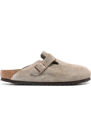 Birkenstock Boston suède klompen