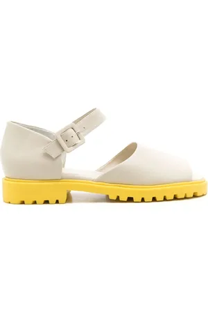 Sarah Chofakian Blanche sandalen
