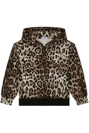 Dolce & Gabbana Hoodie met luipaardprint
