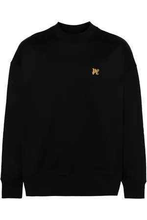 Palm Angels Sweater met logoplakkaat