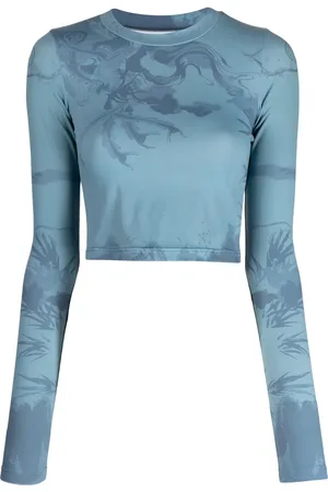 Feng Chen Wang Top met abstracte print