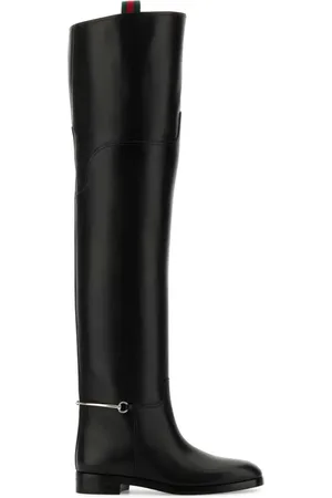 Gucci Leren overknee laarzen