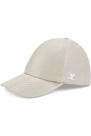 Courrèges Gelakte pet met geborduurd logo