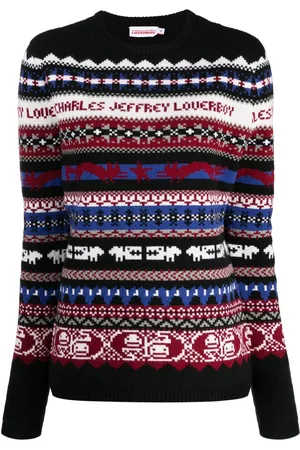 Charles Jeffrey Loverboy Intarsia trui