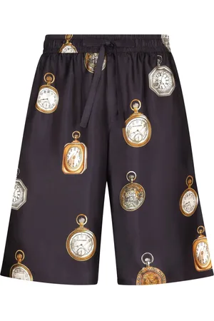 Dolce & Gabbana Zijden shorts met print