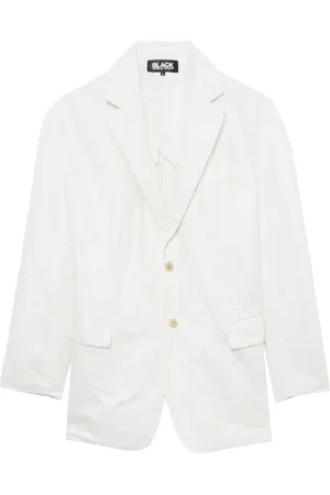 Comme des Garçons Blazer met enkele rij knopen