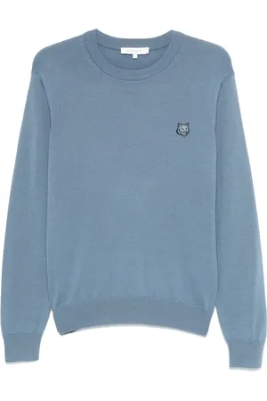 Maison Kitsuné Sweater met vossenkop patch