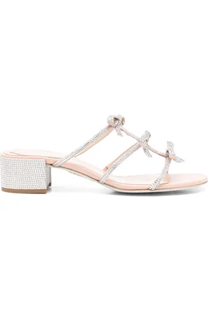 RENE CAOVILLA 40 mm Cleo sandalen verfraaid met kristallen