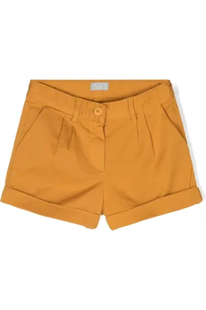 Il gufo Geplooide katoenen chino shorts