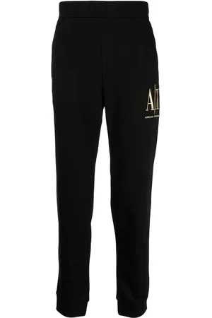 Armani Exchange Trainingsbroek met geborduurd logo